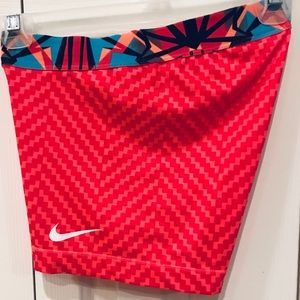 Nike Pro orange dri-fit spandex shorts - Size S